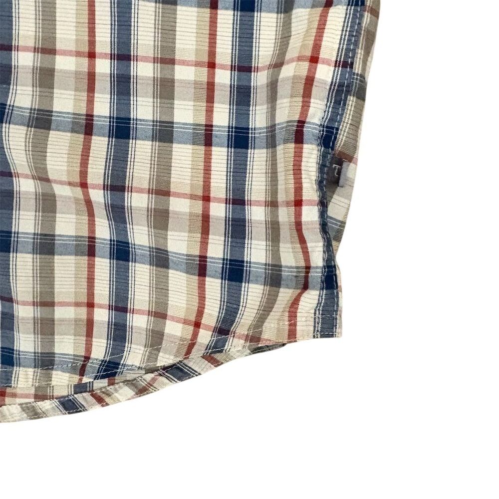 Toad & Co Men's Plaid Short Sleeve Button-Up Shirt Size M Organic Cotton Blend - Picture 8 of 8
